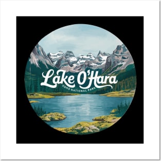 lake ohara - yoho national park Posters and Art